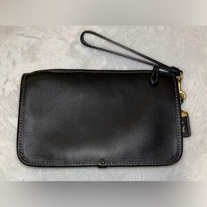 Coach Black Britt Wristlet NWTS